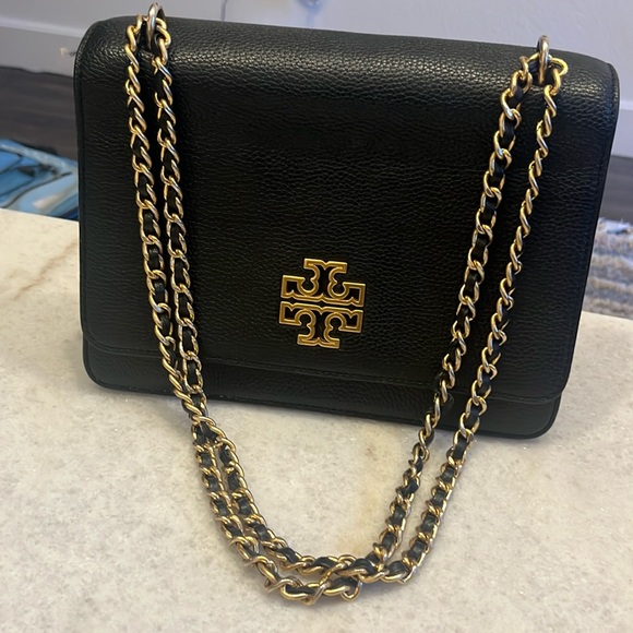Tory Burch Black Purse with Chain - Picture 2 of 10